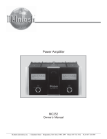 McIntosh MC-252 - Owners manual